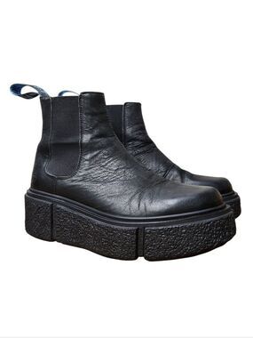 JOHN FLUEVOG Space Edition Piccolomini Platform Chelsea Boots Size 6